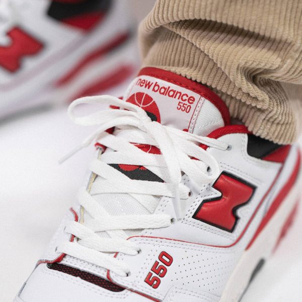 New Balance 550, New Balance 550 'White Team Red'