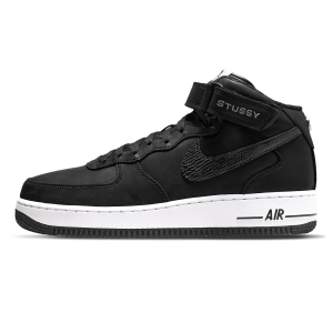 Nike Air Force 1, Nike Air Force 1 Mid Stussy 'Black White'