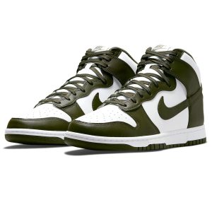 Nike Dunk Trainers, Nike Dunk High 'Cargo Khaki'