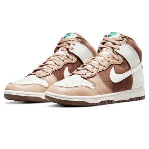 Nike Dunk Trainers, Nike Dunk High 'Light Chocolate'