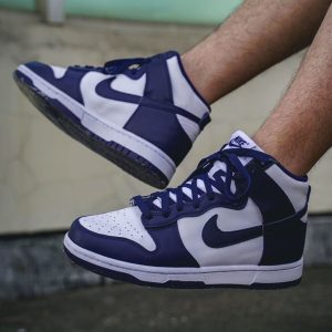 Nike Dunk Trainers, Nike Dunk High 'Midnight Navy'