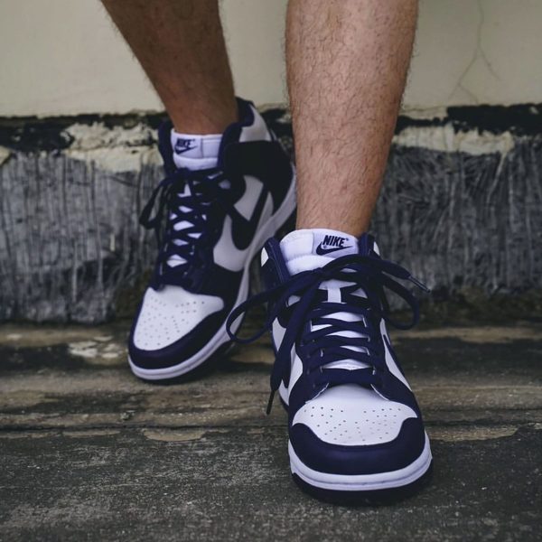 Nike Dunk Trainers, Nike Dunk High 'Midnight Navy'