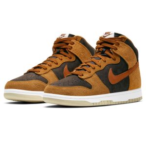 Nike Dunk Trainers, Nike Dunk High Premium 'Dark Russet'