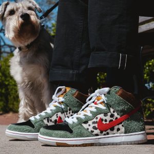 Nike Dunk Trainers, Nike SB Skate Shoes, Nike Dunk High SB 'Walk The Dog'