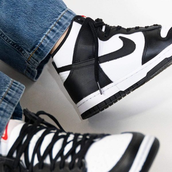 Nike Dunk Trainers, Nike Dunk High Wmns 'Black White'