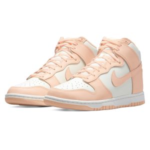 Nike Dunk Trainers, Nike Dunk High Wmns 'Crimson Tint'