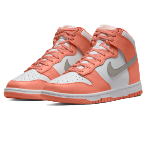 Nike Dunk Trainers, Nike Dunk High Wmns White Salmon