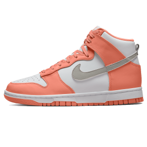 Nike Dunk Trainers, Nike Dunk High Wmns White Salmon