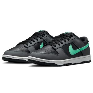 Nike Dunk Trainers, Nike Dunk Low 'Black Green Glow'