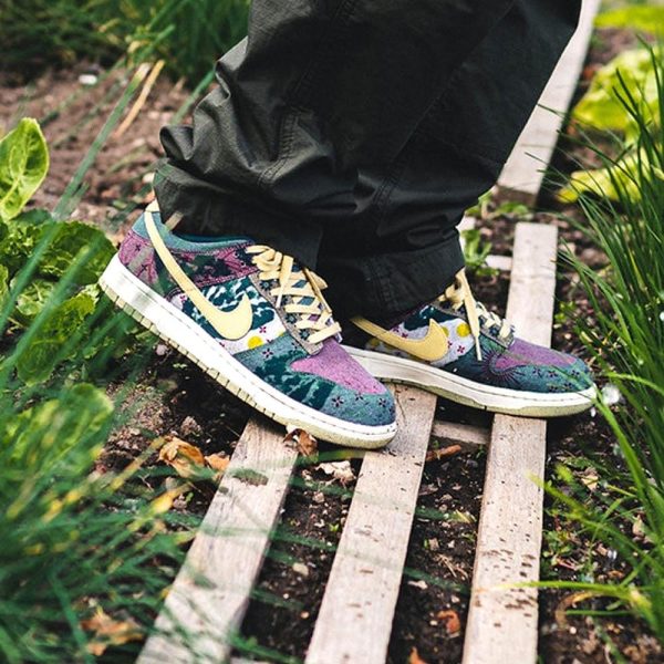 Nike Dunk Trainers, Nike Dunk Low 'Community Garden'