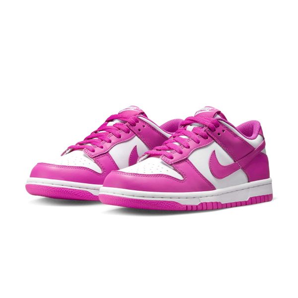 Nike Dunk Trainers, Nike Dunk Low GS 'Active Fuchsia'