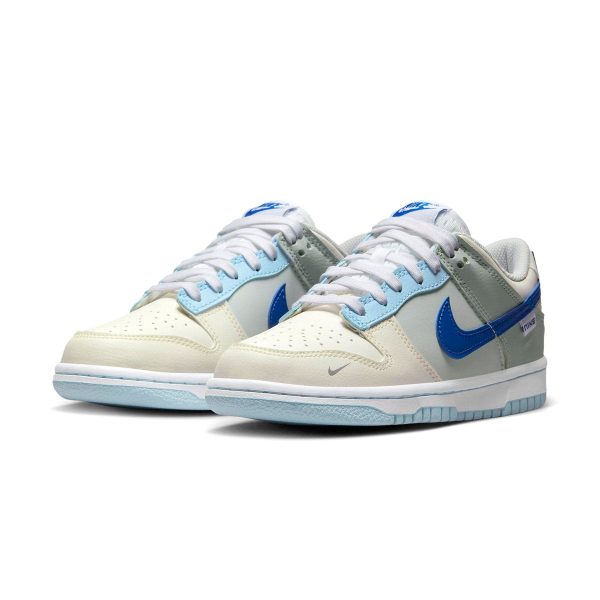 Nike Dunk Trainers, Nike Dunk Low GS 'Just Stitch It - Hyper Royal'