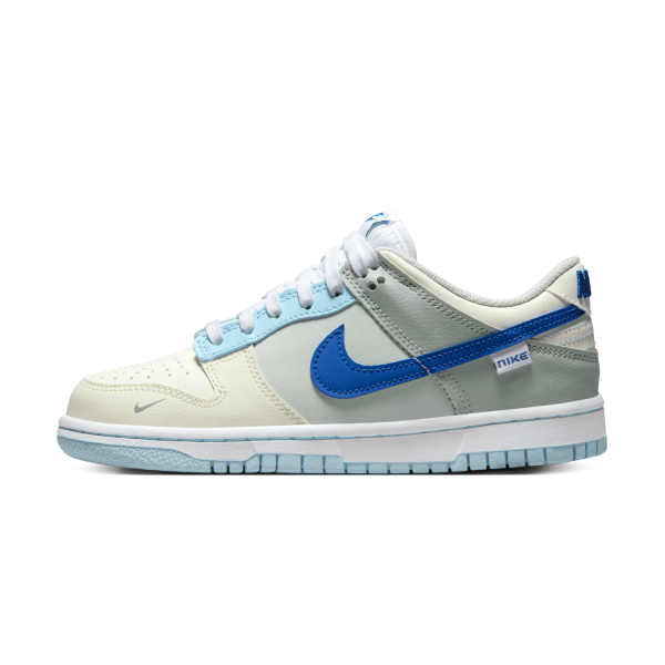 Nike Dunk Trainers, Nike Dunk Low GS 'Just Stitch It - Hyper Royal'