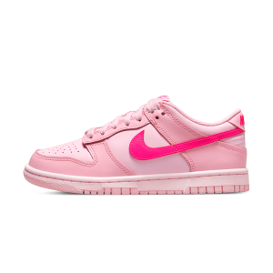 Nike Dunk Trainers, Nike Dunk Low GS 'Triple Pink'