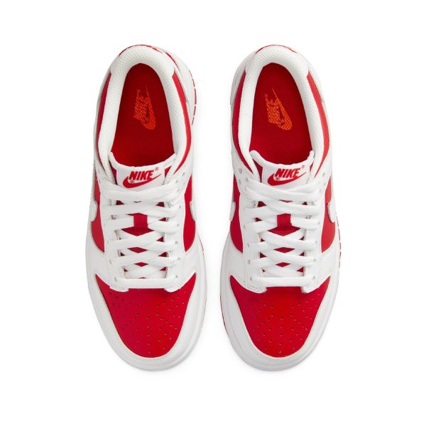 Nike Dunk Trainers, Nike Dunk Low GS 'White University Red'