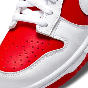 Nike Dunk Trainers, Nike Dunk Low GS 'White University Red'