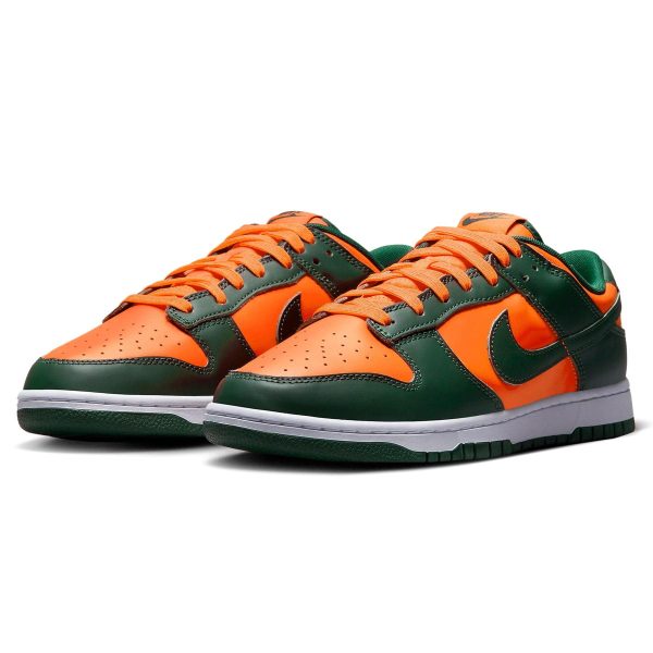 Nike Dunk Trainers, Nike Dunk Low 'Miami Hurricanes'