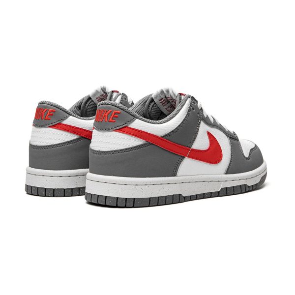 Nike Dunk Trainers, Nike Dunk Low Next Nature GS 'Smoke Grey Light Crimson'