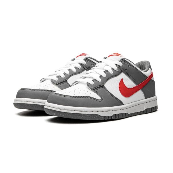 Nike Dunk Trainers, Nike Dunk Low Next Nature GS 'Smoke Grey Light Crimson'