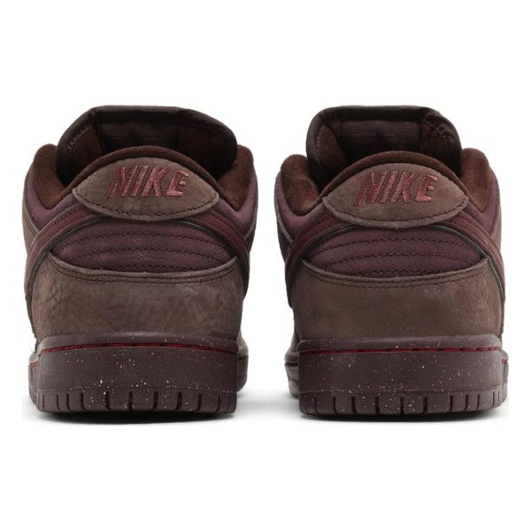 Nike Dunk Trainers, Nike SB Skate Shoes, Nike Dunk Low Premium SB 'City Of Love Collection - Burgundy Crush'