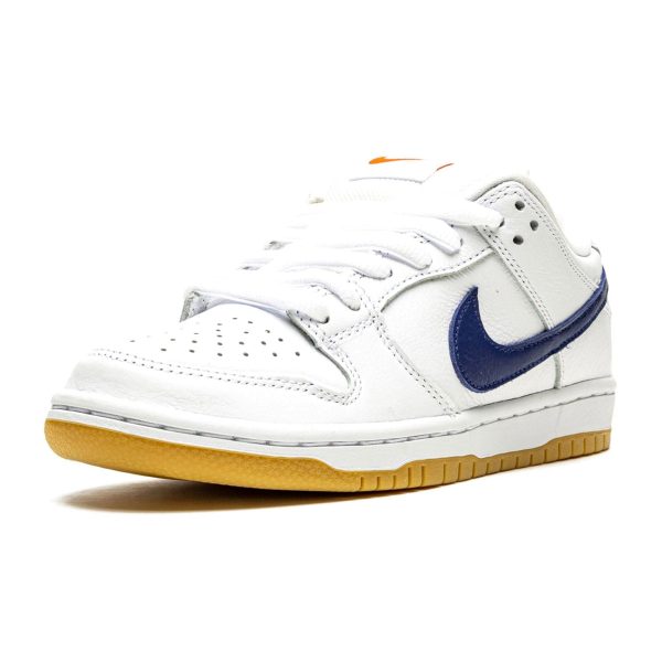 Nike SB Skate Shoes, Nike Dunk Low Pro ISO SB 'Orange Label - White Navy'