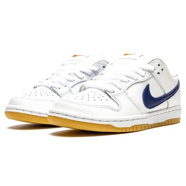 Nike SB Skate Shoes, Nike Dunk Low Pro ISO SB 'Orange Label - White Navy'