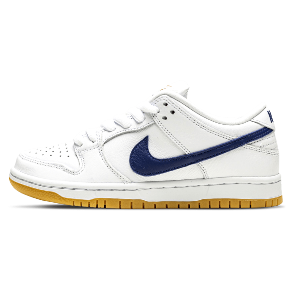 Nike SB Skate Shoes, Nike Dunk Low Pro ISO SB 'Orange Label - White Navy'