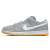 Nike Dunk Trainers, Nike SB Skate Shoes, Nike Dunk Low Pro ISO SB 'Wolf Grey Gum'