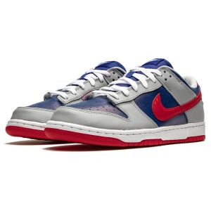 Nike Dunk Trainers, Nike Dunk Low Retro 'Samba' 2020