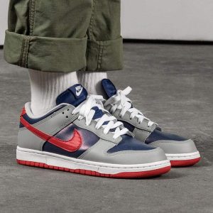 Nike Dunk Trainers, Nike Dunk Low Retro 'Samba' 2020