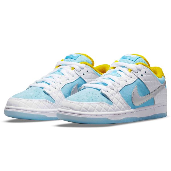 Nike Dunk Trainers, Nike SB Skate Shoes, Nike Dunk Low SB x FTC  'Lagoon Pulse