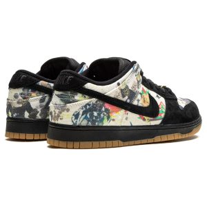 Nike Dunk Trainers, Nike SB Skate Shoes, Nike Dunk Low SB x Supreme 'Rammellzee'