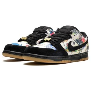 Nike Dunk Trainers, Nike SB Skate Shoes, Nike Dunk Low SB x Supreme 'Rammellzee'