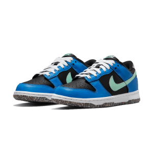 Nike Dunk Trainers, Nike Dunk Low SE GS 'Black Light Photo Blue Mint Foam'