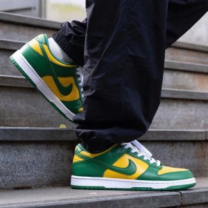 Nike Dunk Trainers, Nike Dunk Low SP 'Brazil' 2020