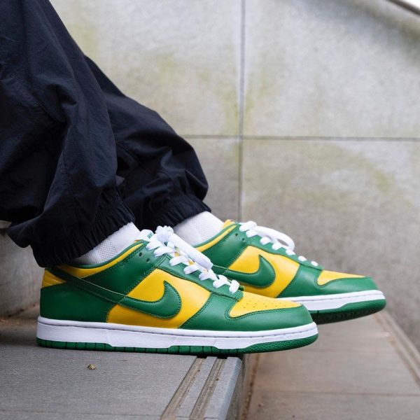 Nike Dunk Trainers, Nike Dunk Low SP 'Brazil' 2020