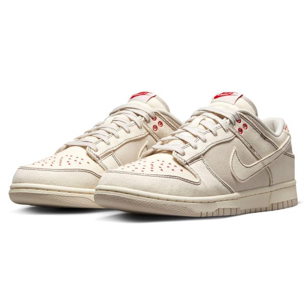 Nike Dunk Trainers, Nike Dunk Low 'Sashiko - Light Orewood Brown'