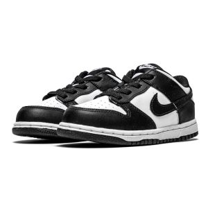 Nike Dunk Trainers, Nike Dunk Low TD (Toddler) 'Black White'