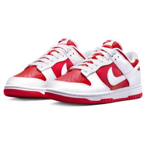 Nike Dunk Trainers, Nike Dunk Low 'White University Red'