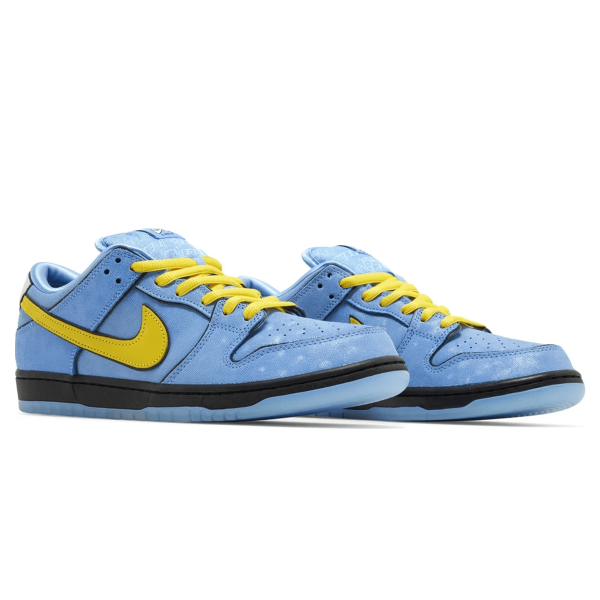 Nike Dunk Trainers, Nike SB Skate Shoes, Nike Dunk SB Low x The Powerpuff Girls 'Bubbles'