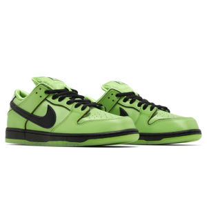 Nike Dunk Trainers, Nike SB Skate Shoes, Nike Dunk SB Low x The Powerpuff Girls 'Buttercup'