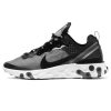 Nike React Element 87 Trainers, Nike React Element 87 Black White