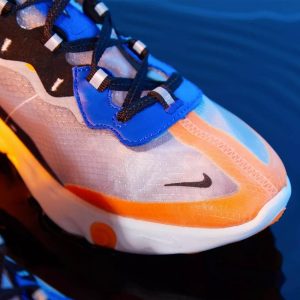 Nike React Element 87 Trainers, Nike React Element 87 Blue Orange