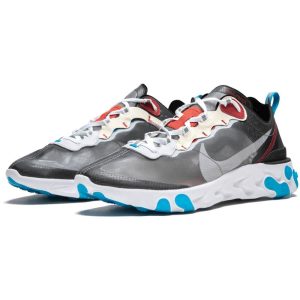 Nike React Element 87 Trainers, Nike React Element 87 Dark Grey