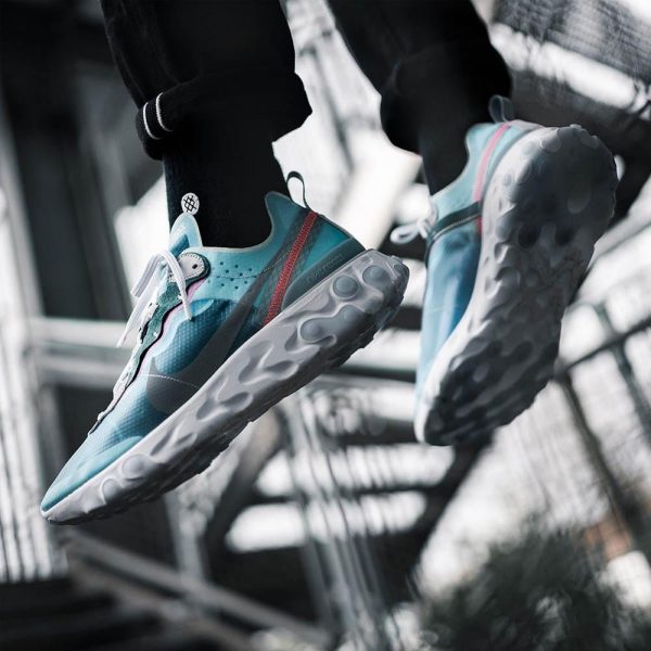 Nike React Element 87 Trainers, Nike React Element 87 Royal Tint Blue