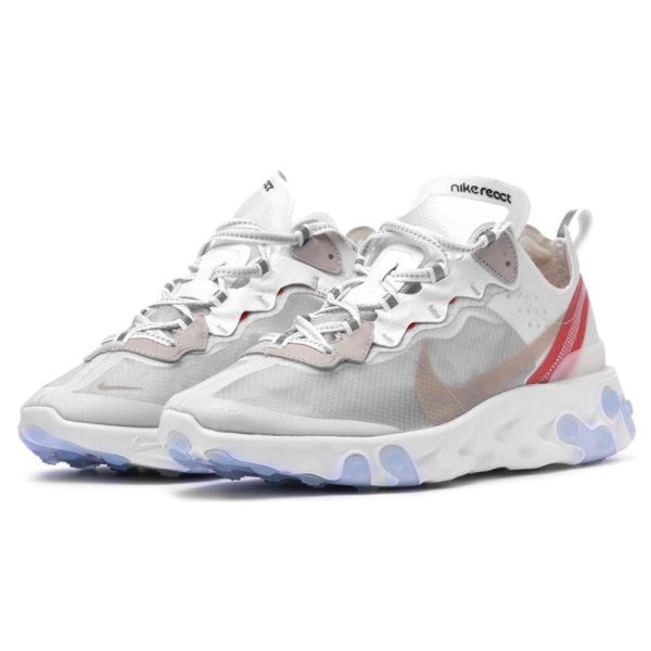 Nike React Element 87 Trainers, Nike React Element 87 Sail Light Bone