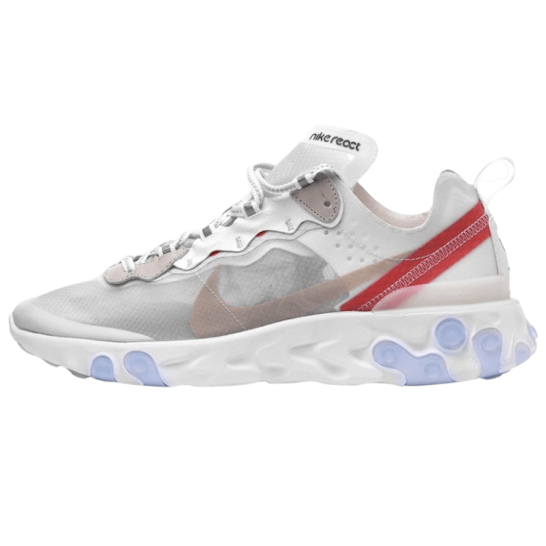 Nike React Element 87 Trainers, Nike React Element 87 Sail Light Bone