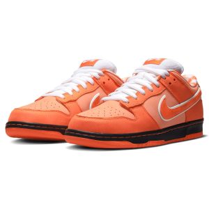 Nike Dunk Trainers, Nike SB Skate Shoes, Nike SB Dunk Low 'Concepts Orange Lobster'