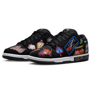 Nike Dunk Trainers, Nike SB Skate Shoes, Nike SB Dunk Low Pro QS 'Neckface'