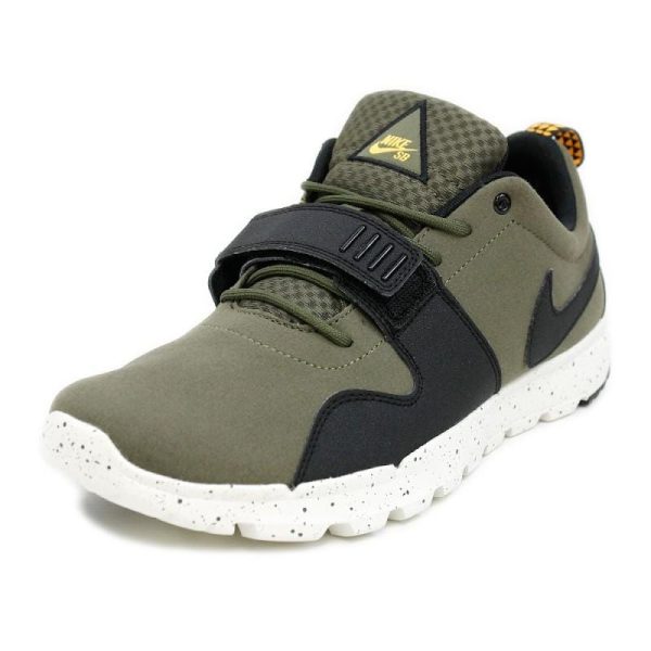 Nike SB Skate Shoes, Nike SB Trainerendor Medium Olive - Black - Orange